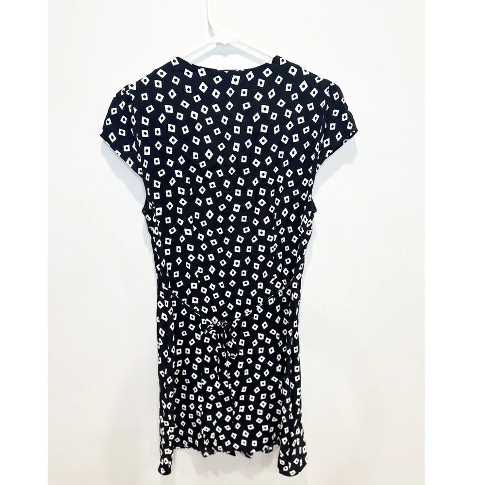 & other stories black button up mini dress